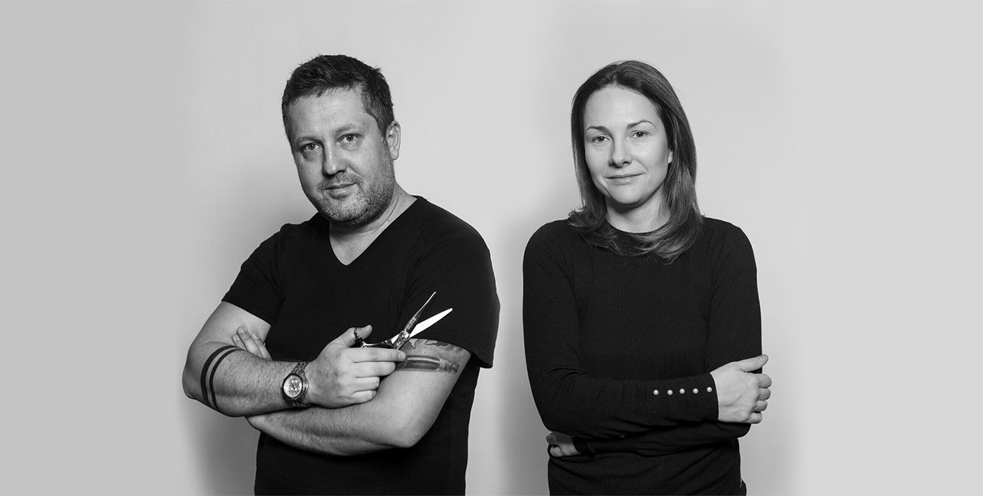 Full Professional Art Directors Milica and Milos Stankovic side by side